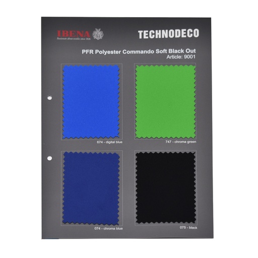 [SC 9001] PFR Polyester Commando Soft Black Out
