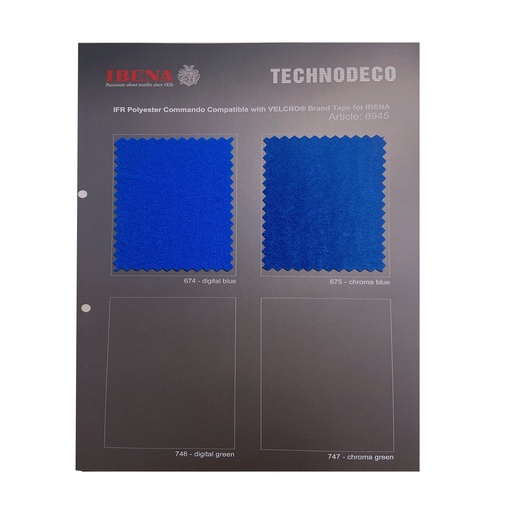 [SC 8945] IFR Polyester Commando Compatible with VELCRO® Brand Tape for IBENA